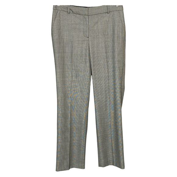 Talbots Mid-Rise Straight-Leg Pants Size 6 Black & White Speckled - Picture 1 of 11